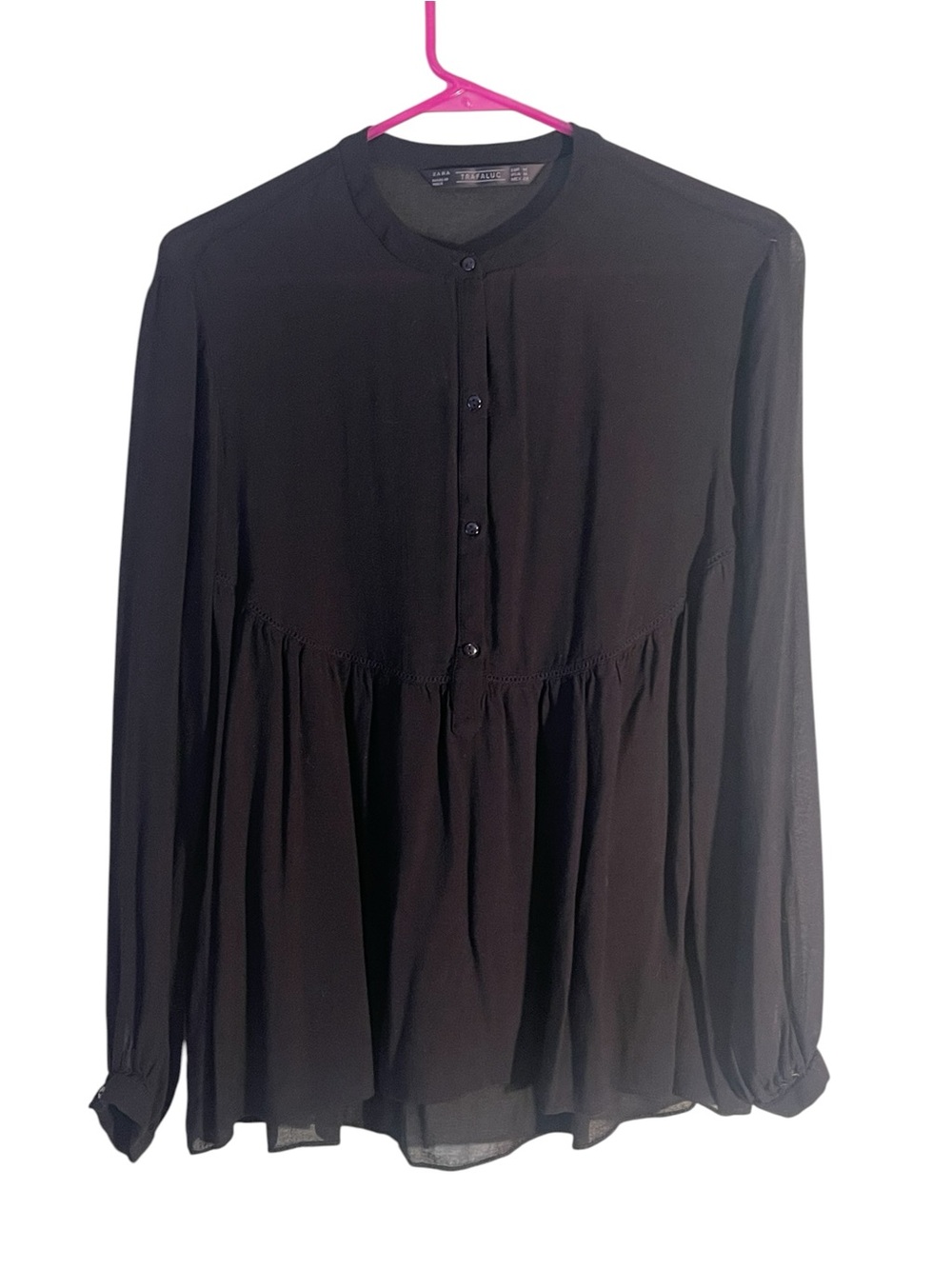 Zara Trafaluc long sleeve blouse/tunic. Size medium GUC - Picture 6 of 8